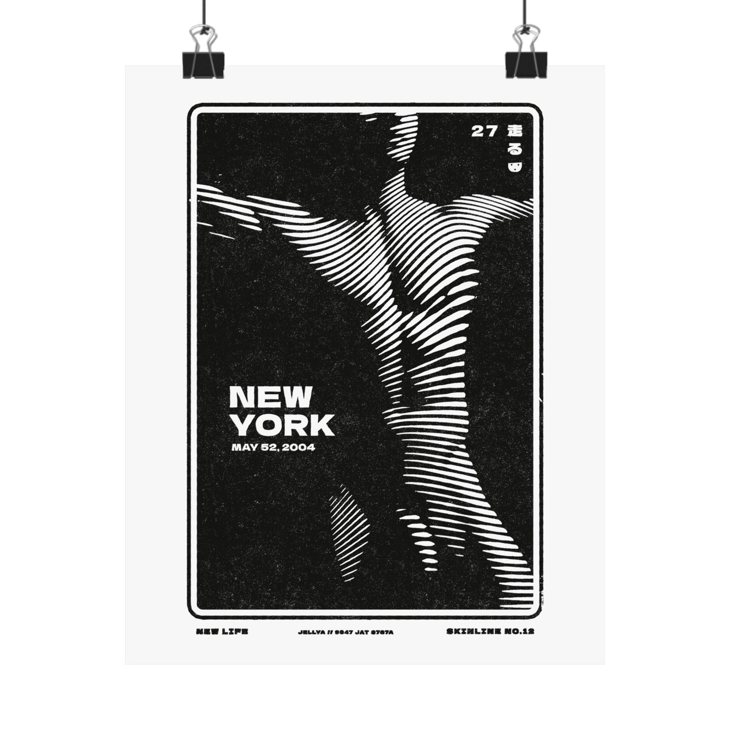 SKINLINE No.12 – New York Nude Art Print