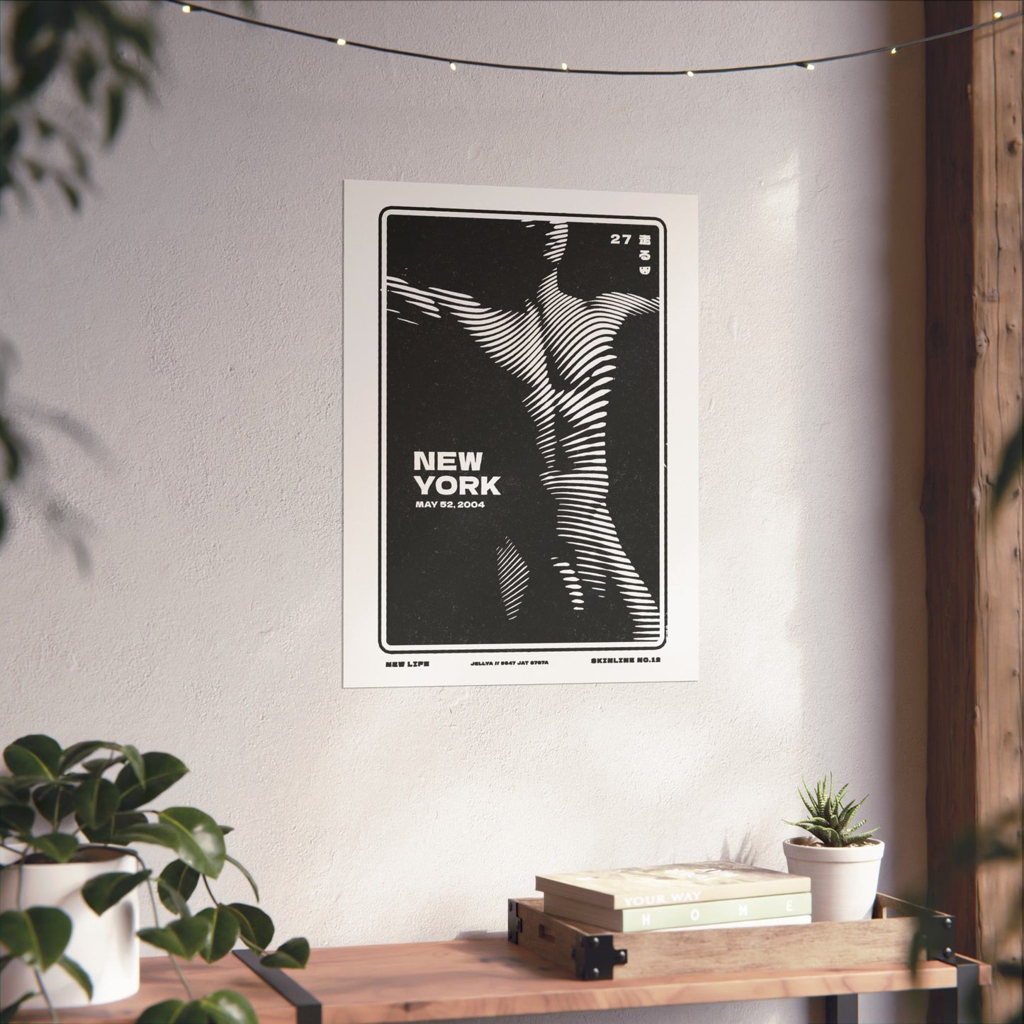 SKINLINE No.12 – New York Nude Art Print