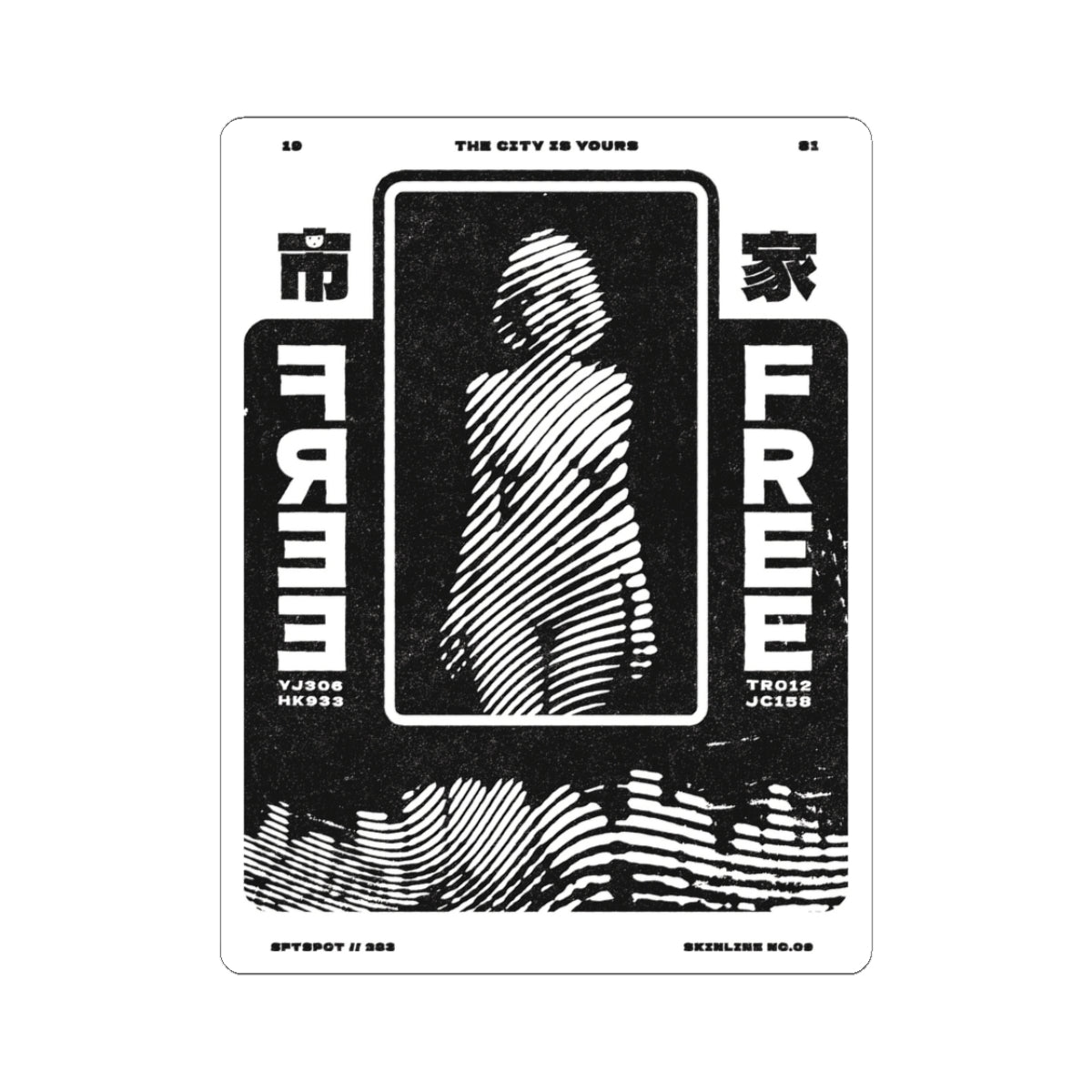 SKINLINE No.09 – Vinyl Art Sticker