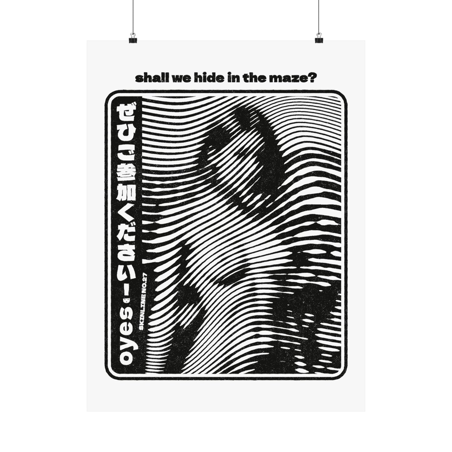 SKINLINE No.27 – Nude Maze Art Print