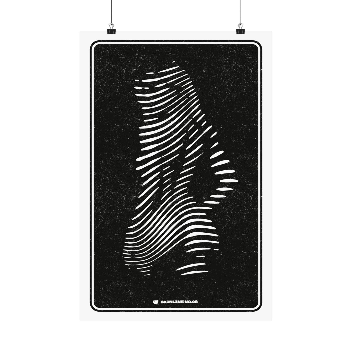 SKINLINE No.28 – Abstract Nude Art Print