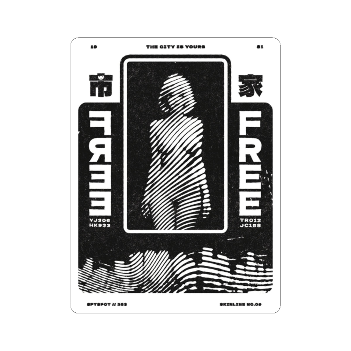 SKINLINE No.09 – Vinyl Art Sticker