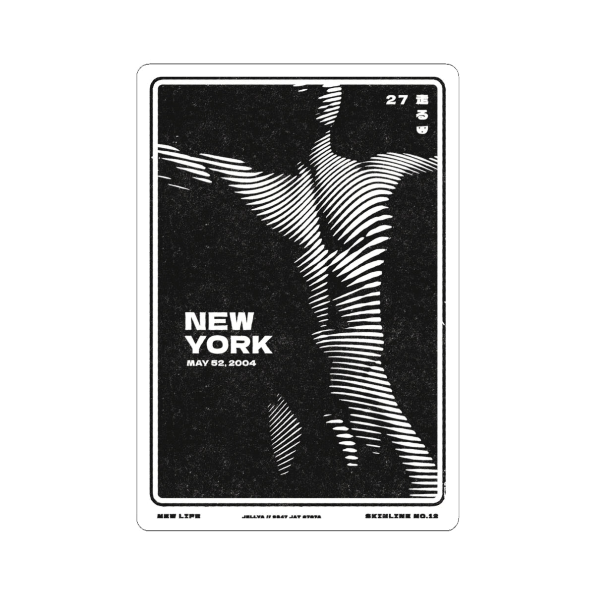 SKINLINE No.12 – Vinyl Art Sticker