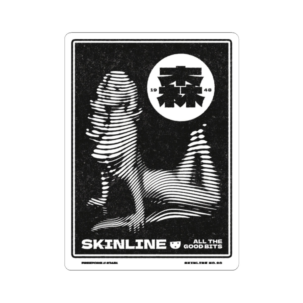 SKINLINE No.20 – Vinyl Art Sticker