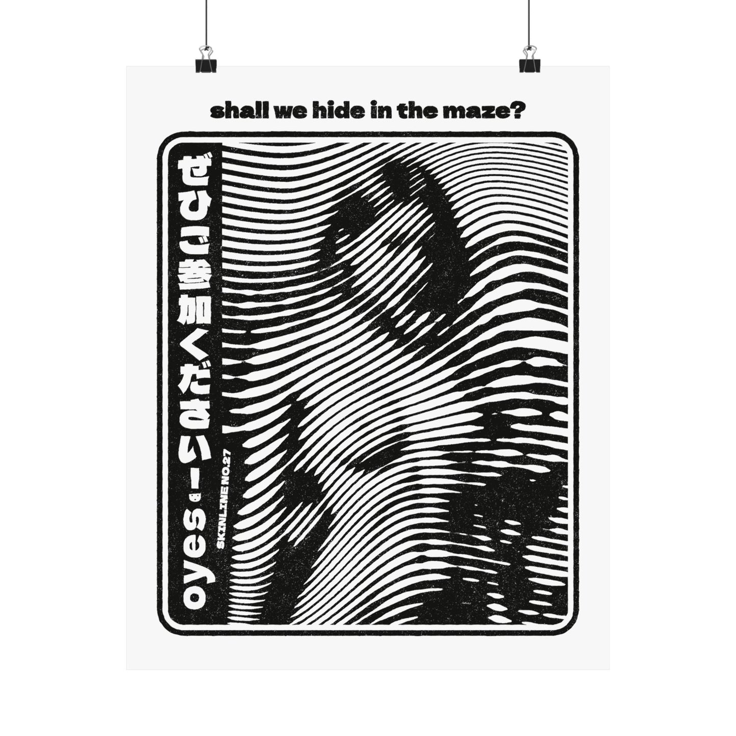 SKINLINE No.27 – Nude Maze Art Print
