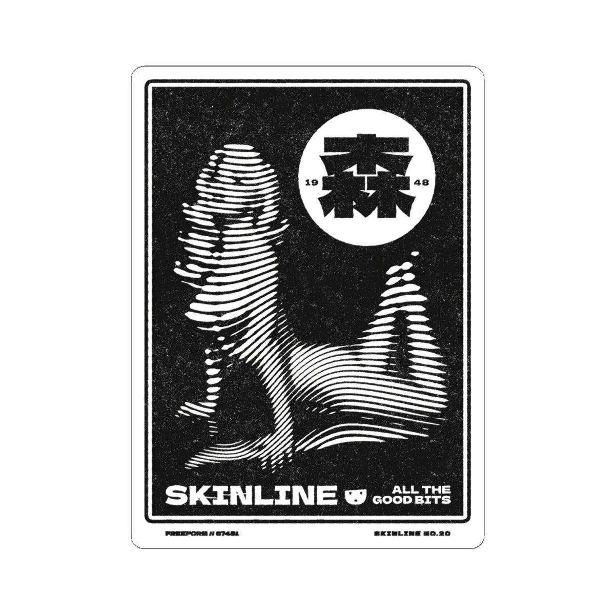SKINLINE No.20 – Vinyl Art Sticker