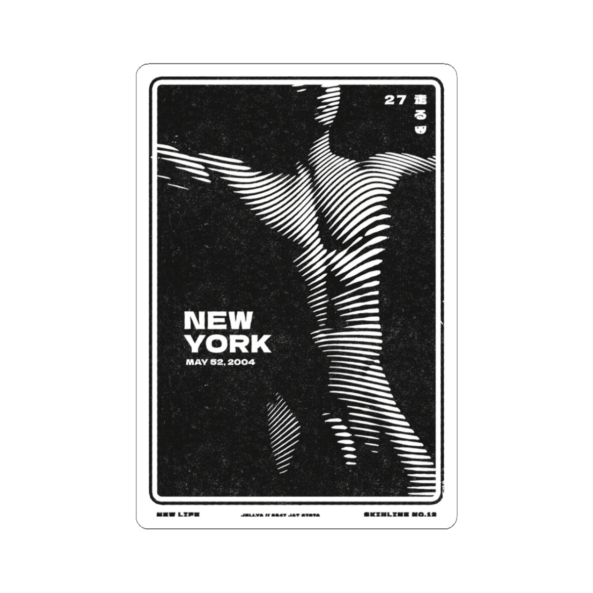 SKINLINE No.12 – Vinyl Art Sticker