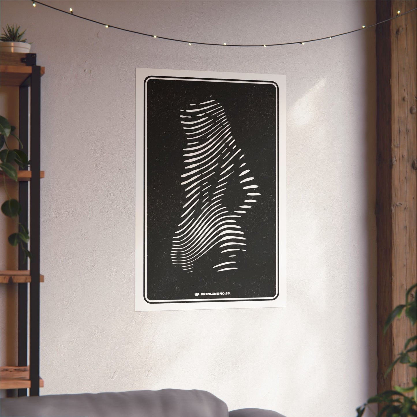 SKINLINE No.28 – Abstract Nude Art Print