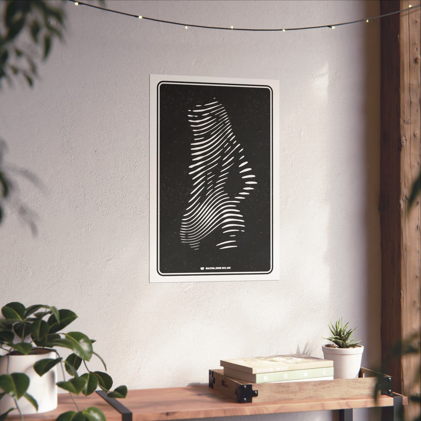 SKINLINE No.28 – Abstract Nude Art Print