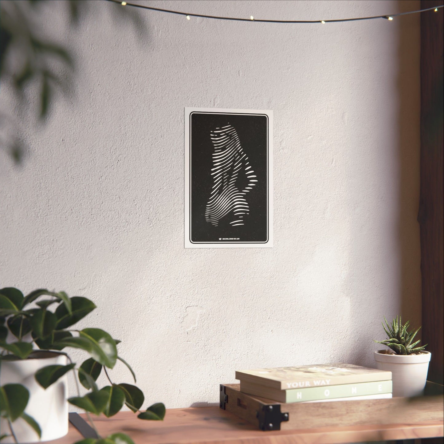 SKINLINE No.28 – Abstract Nude Art Print