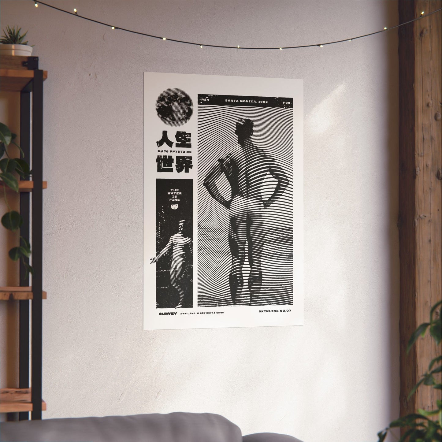 SKINLINE No.07 – Strong Nude Art Print