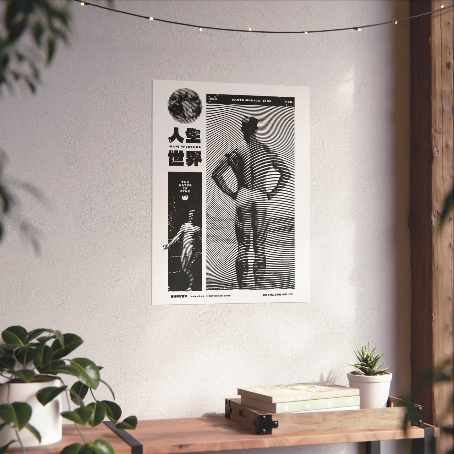 SKINLINE No.07 – Strong Nude Art Print
