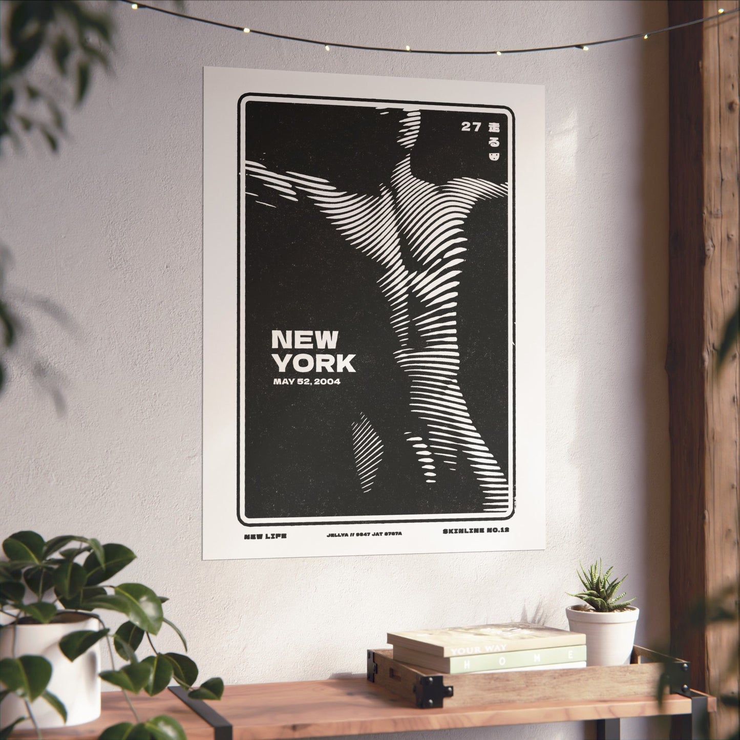 SKINLINE No.12 – New York Nude Art Print
