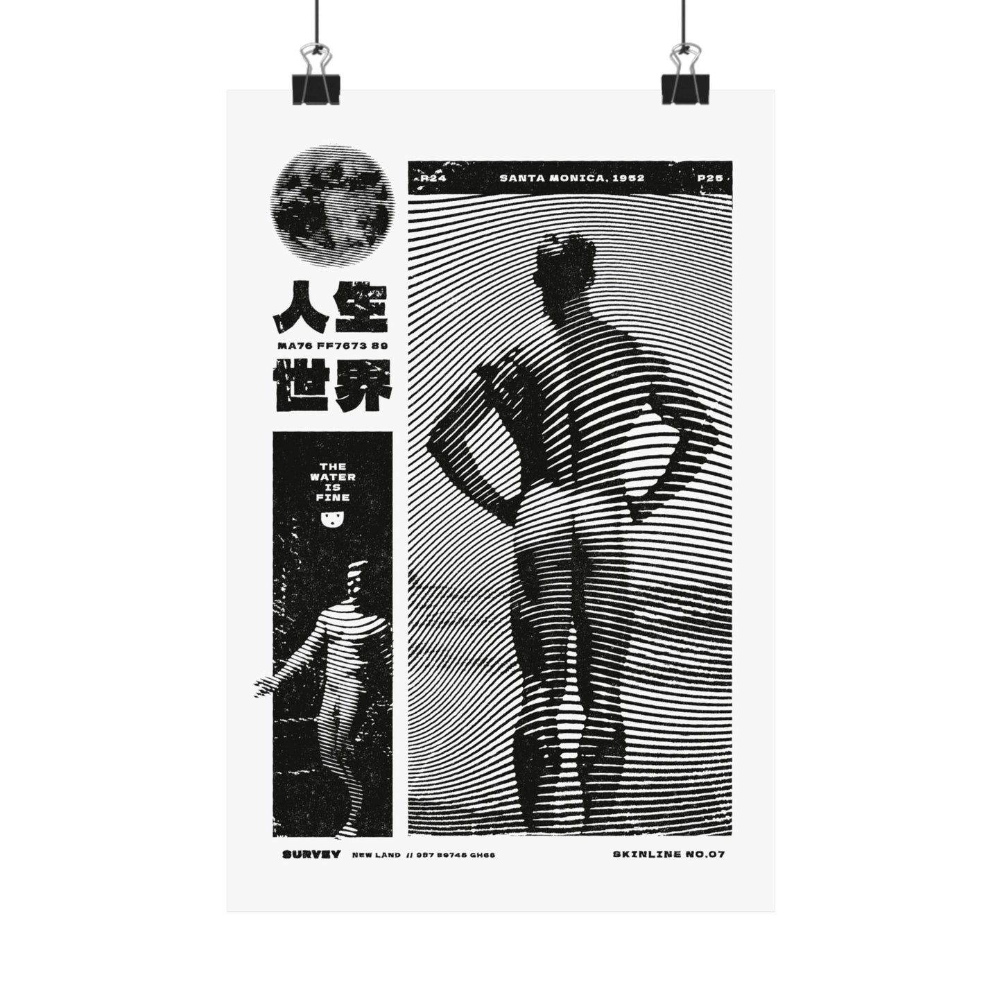 SKINLINE No.07 – Strong Nude Art Print