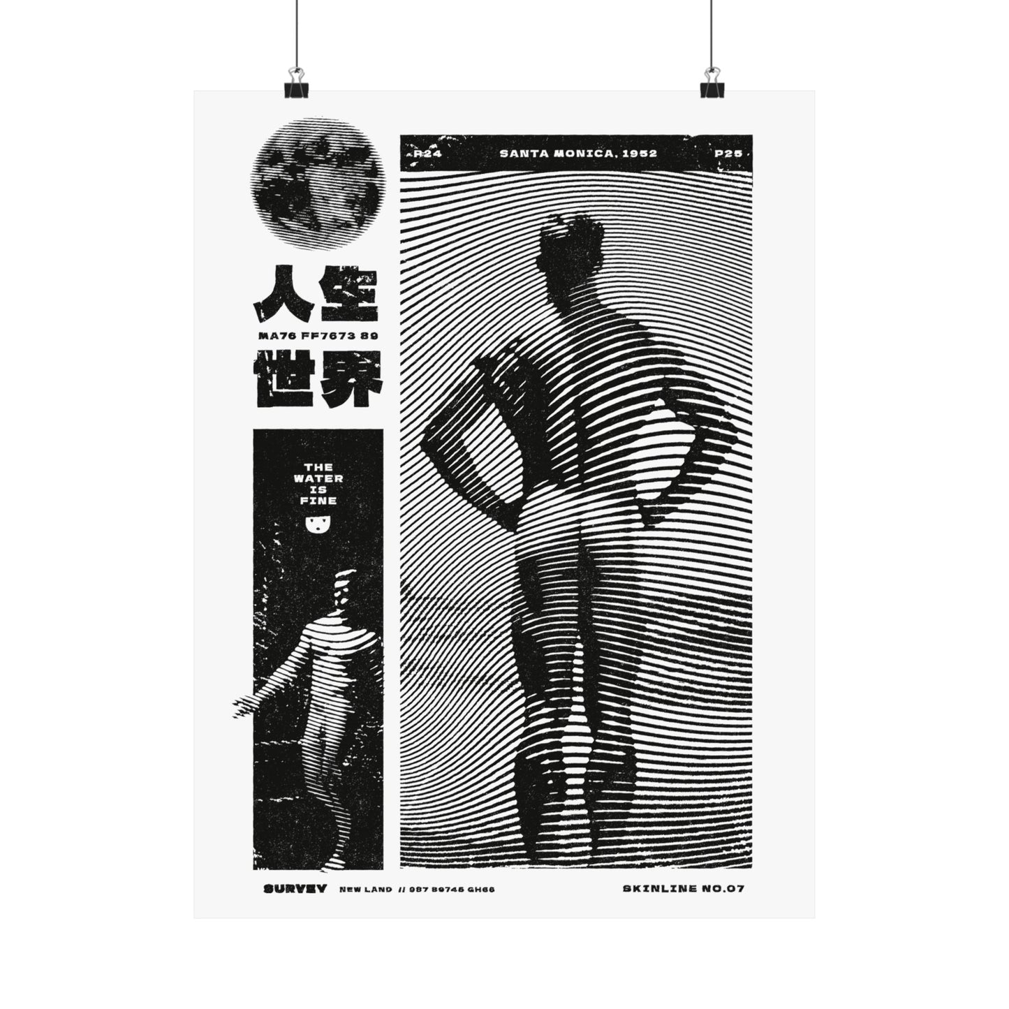SKINLINE No.07 – Strong Nude Art Print