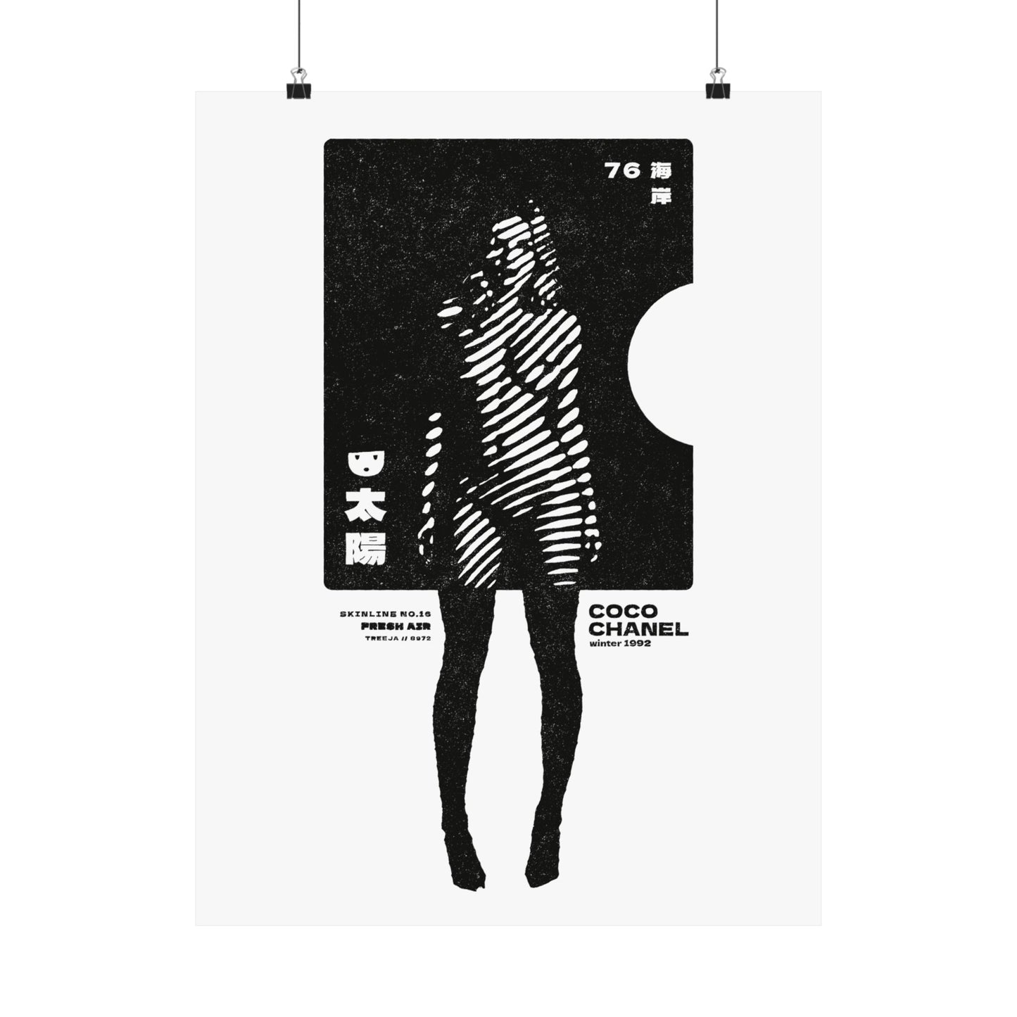SKINLINE No.16 – Perfume Figure Nude Art Print