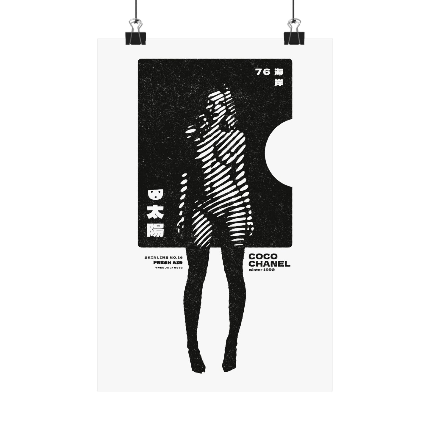 SKINLINE No.16 – Perfume Figure Nude Art Print