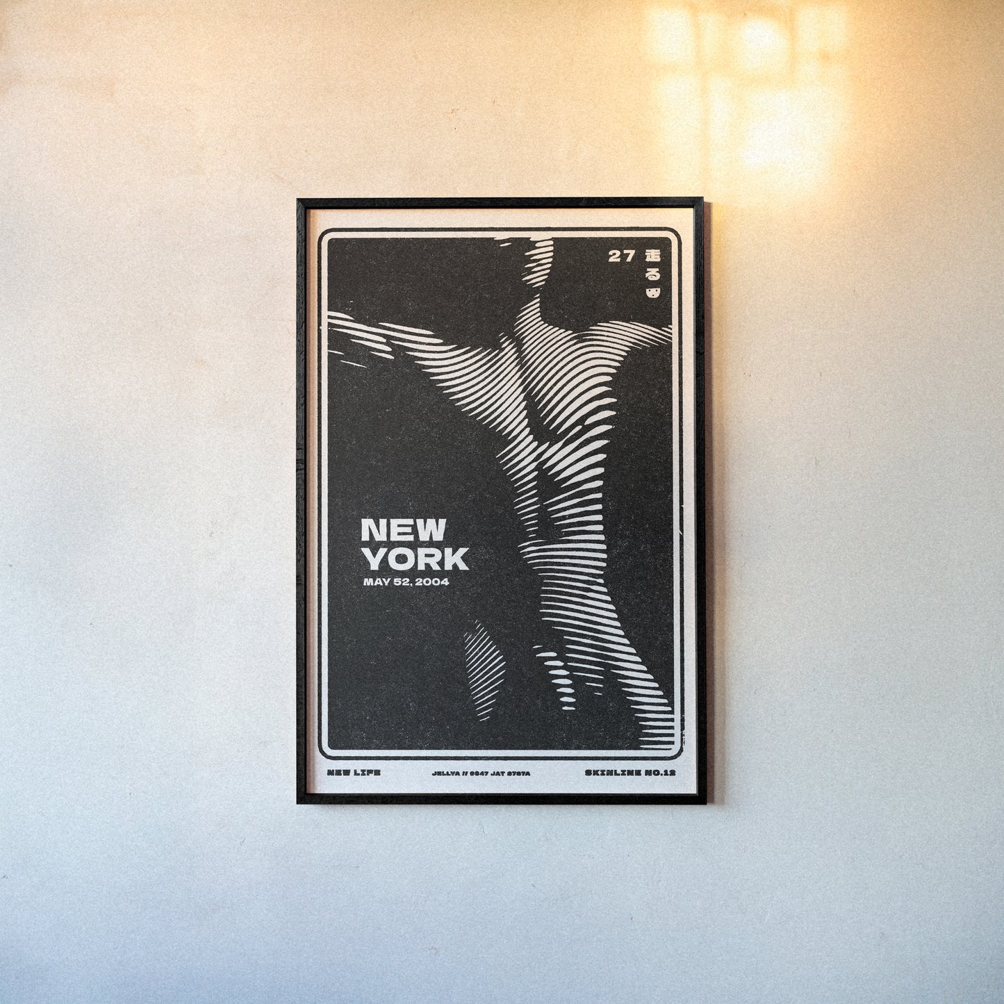 SKINLINE No.12 – New York Nude Art Print