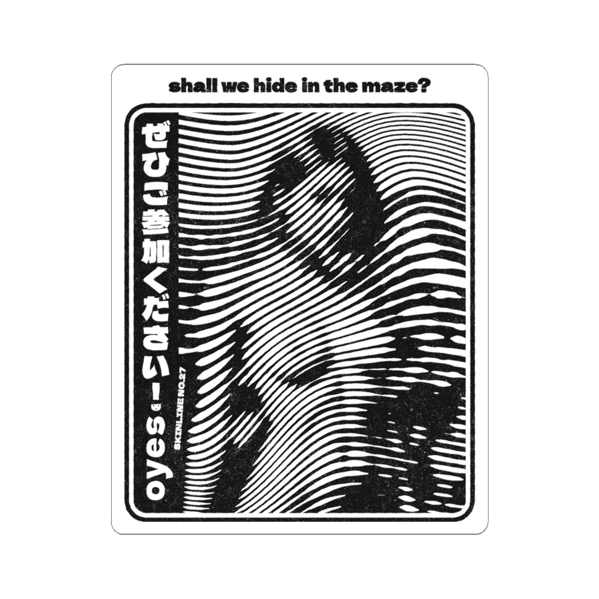 SKINLINE No.27 – Vinyl Art Sticker