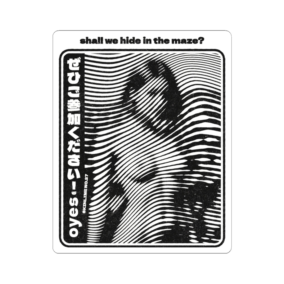 SKINLINE No.27 – Vinyl Art Sticker