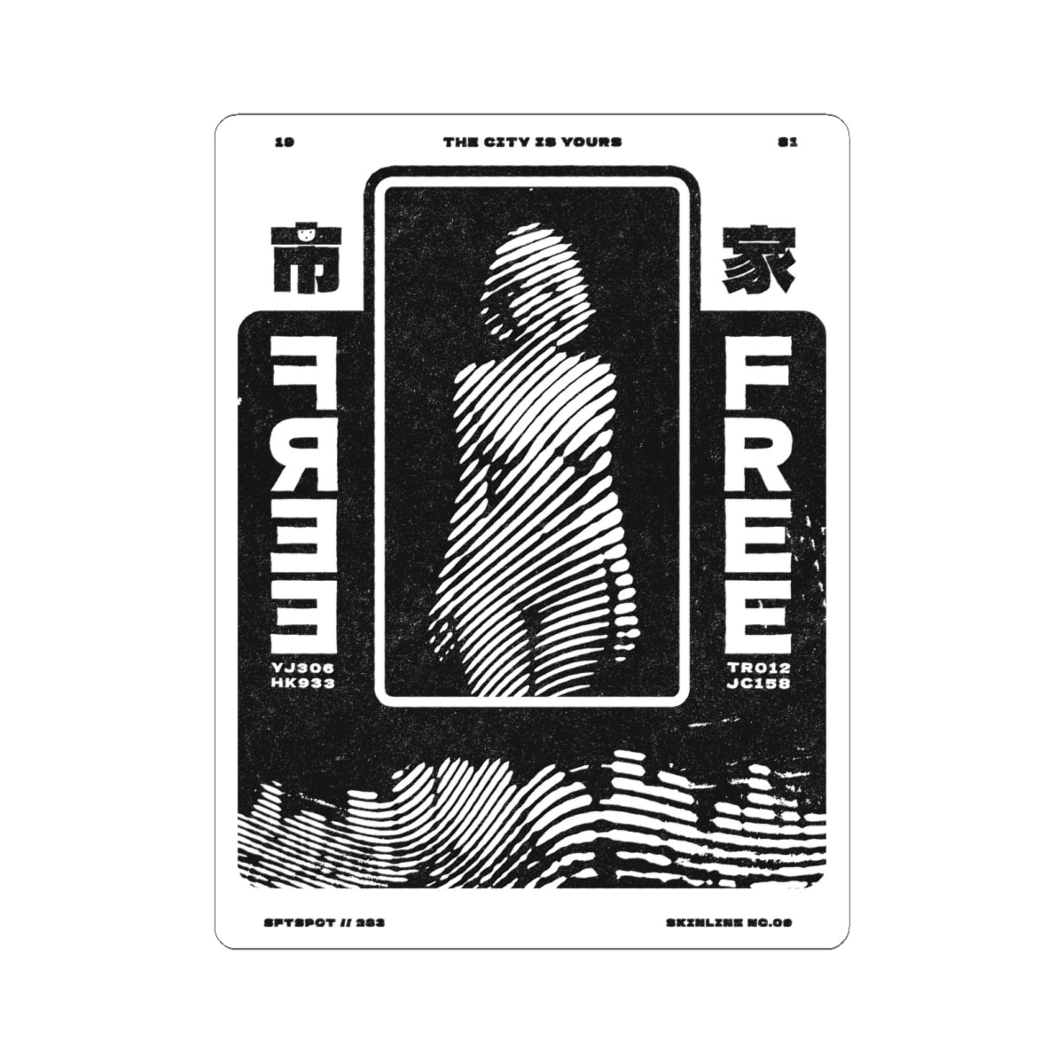 SKINLINE No.09 – Vinyl Art Sticker