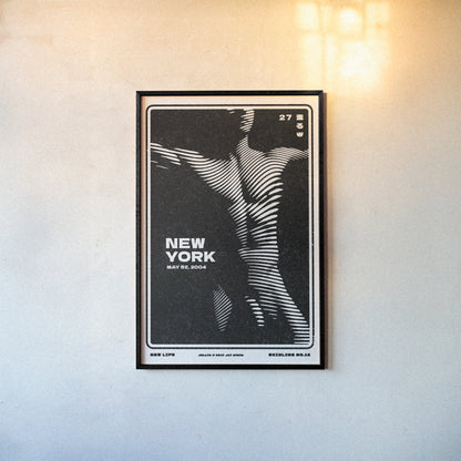 SKINLINE No.12 – New York Nude Art Print